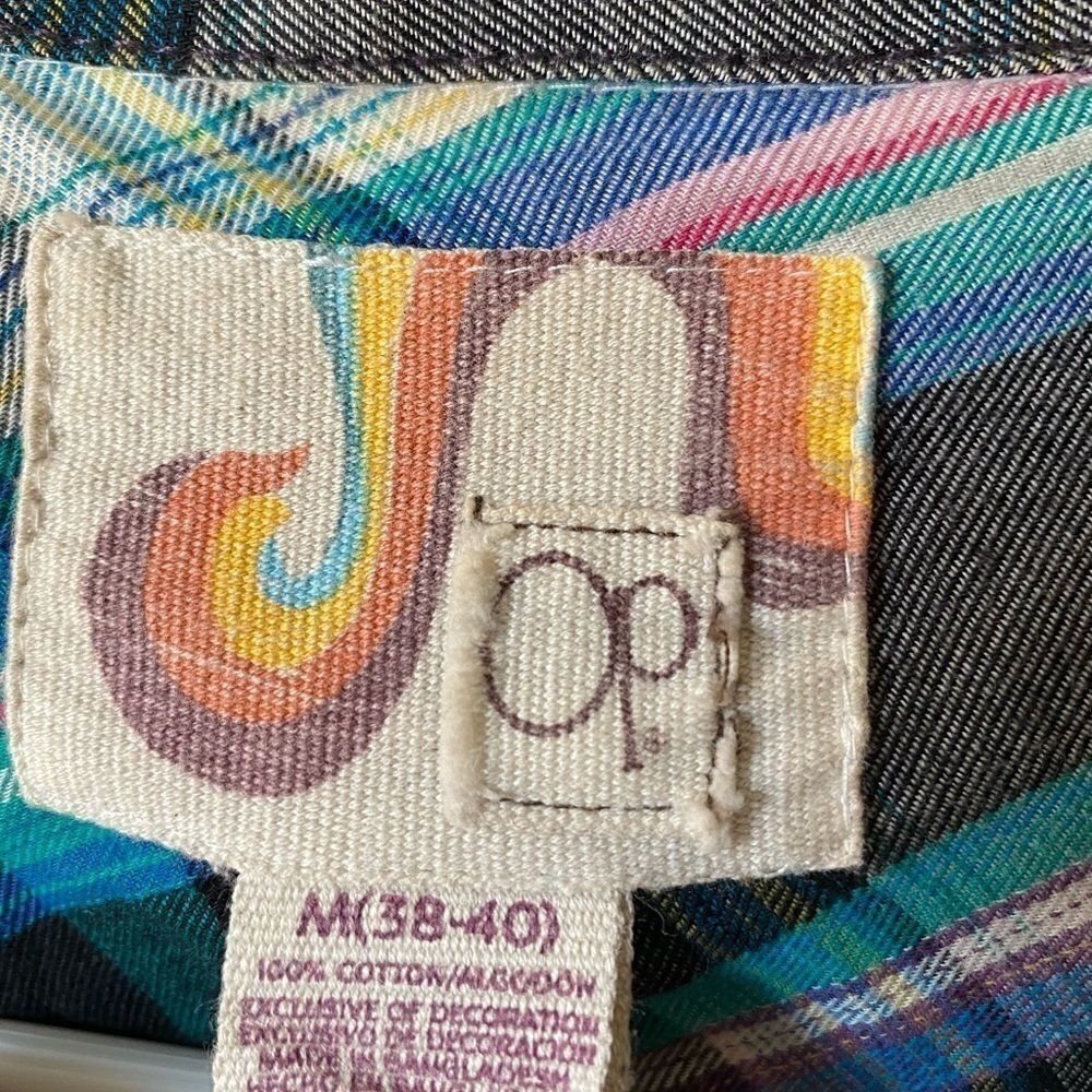OP Blue Plaid Button Down size M - Picture 5 of 5